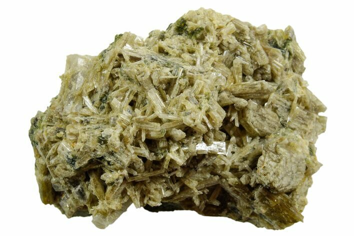 Clinozoisite and Quartz on Epidote Crystal Cluster - Peru #362058